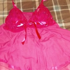 Hot pink embroidered Valentine's day teddy